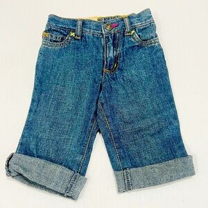 New Carter’s Butterfly Elastic Waist Jeans Size 12 Month